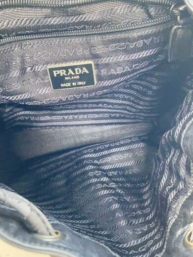 画像：PRADAバッグ/レザー/BLK/無地6