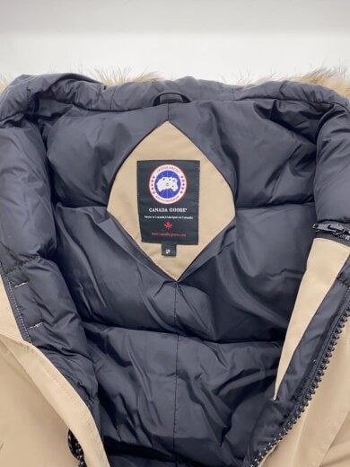 商品画像：ダウンジャケット/S/ポリエステル/BEG/無地/3438JM 4