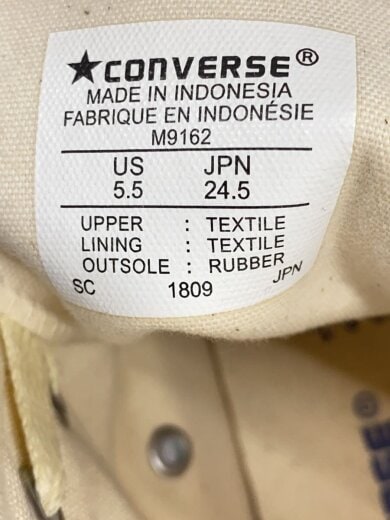 商品画像：ハイカットスニーカー/25.5cm/CRM/エナメル/M9162 5