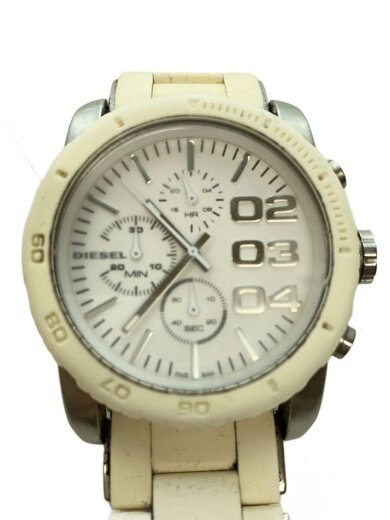 商品画像：クォーツ腕時計/アナログ/ステンレス/WHT/DZ-5306 1