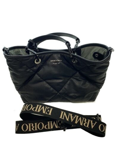 商品画像：ショルダーバッグ/レザー/BLK 1