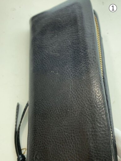 商品画像：長財布/レザー/BLK/無地/メンズ 6