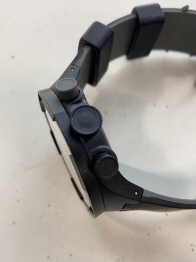 商品画像：クォーツ腕時計/アナログ/ラバー/BLK/BLK 6