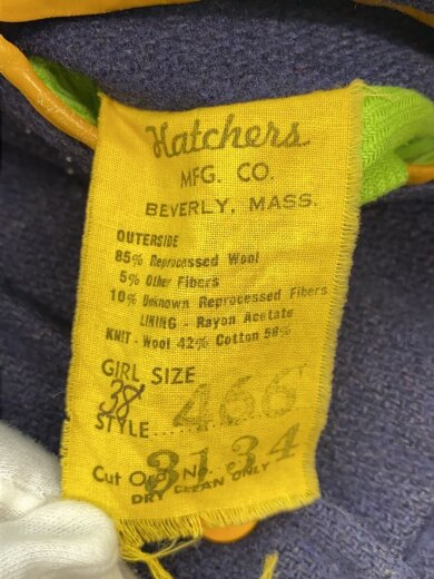 商品画像：スタジャン/38/ウール/NVY 3