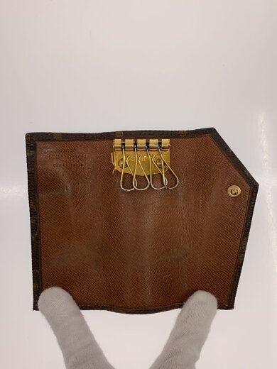 商品画像：キーケース/PVC/BRW/ストライプ/レディース 4