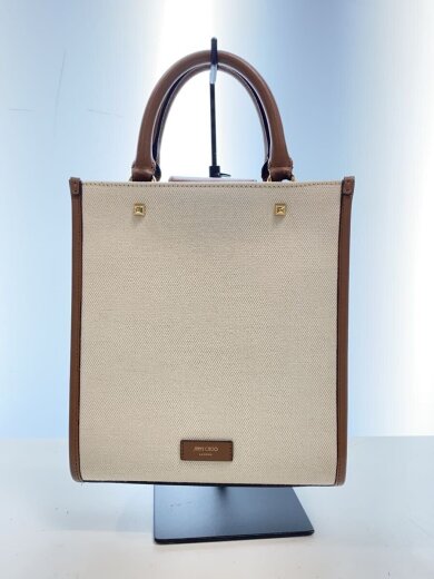 画像：JIMMY CHOOトートバッグ/キャンバス/CRM/無地3