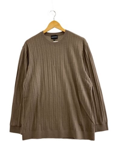商品画像：ニット・セーター(薄手)/XXL/ウール/BRW/無地/EM002196 AF13851// 1