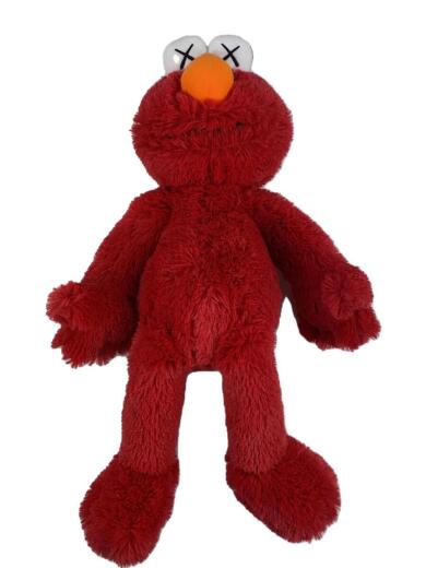 画像：KAWS × UNIQLOぬいぐるみ/セサミストリート/エルモ/RED/361-4139621