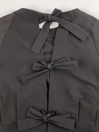 商品画像：長袖ブラウス/FREE/コットン/BLK/無地/LH23A-BL069 8