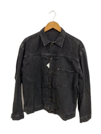 商品画像：BLACK DENIM JACKET/Gジャン/FREE/コットン/BLK/無地/781001LAP2-B 1
