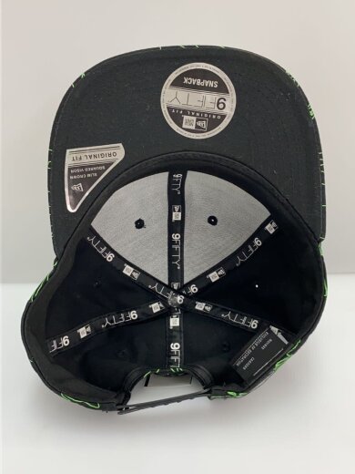 商品画像：キャップ/ポリエステル/BLK/総柄/メンズ 4