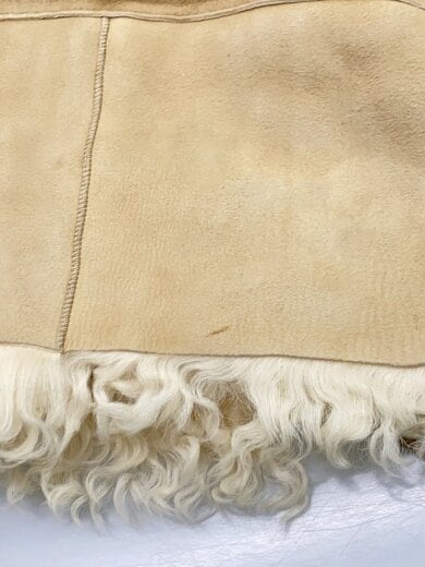 商品画像：ベスト/36/羊革/BEG/無地/12-020-210-0432-3-0 8