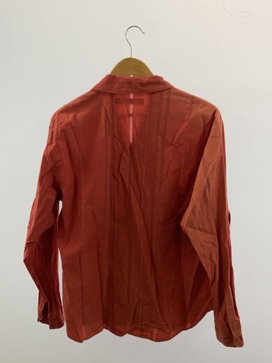 商品画像：長袖シャツ/M/コットン/RED/無地/RE-SH-M03 2