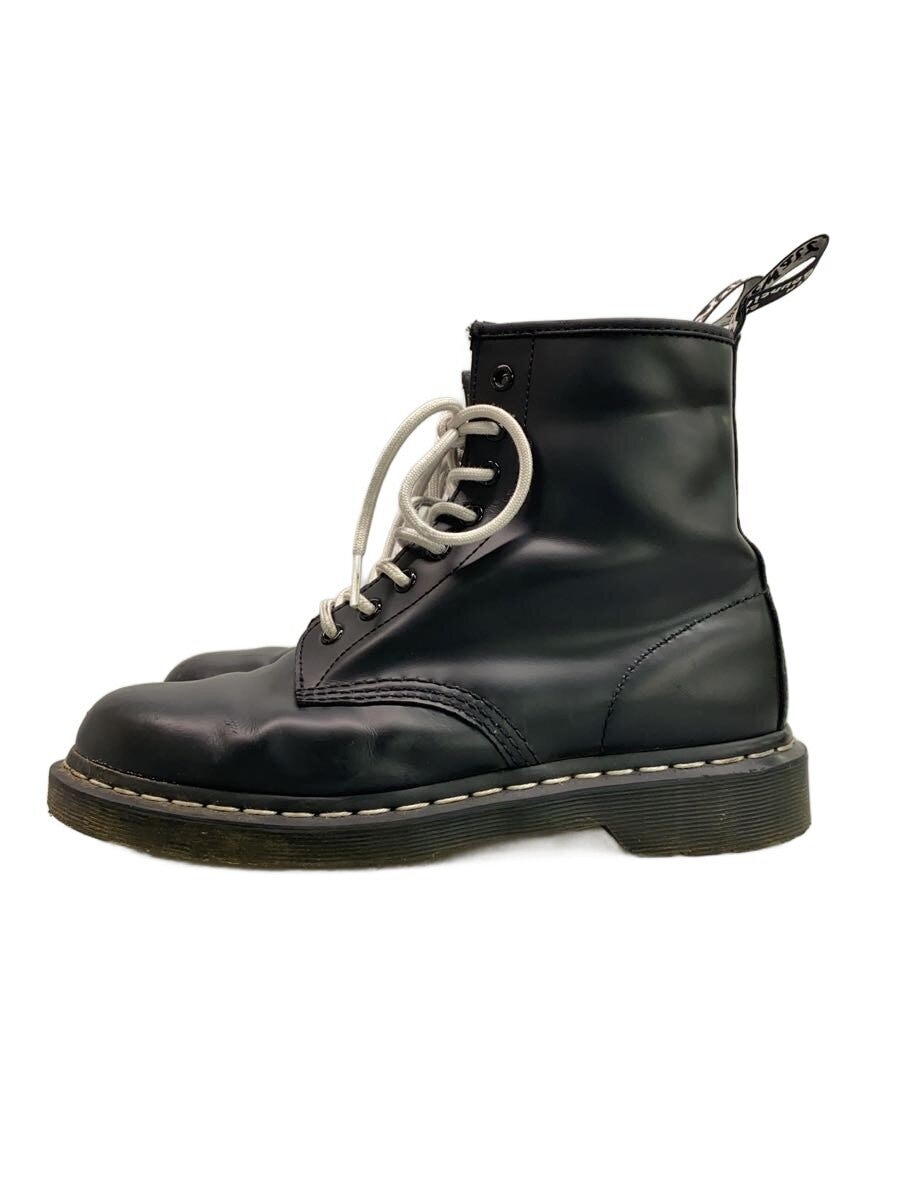 Dr.Martens / ホワイトステッチ8ホールブーツ/US8/BLK/レザー/1460