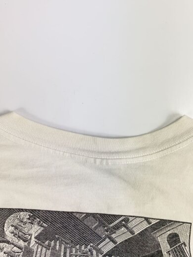 商品画像：90s/エッシャー/描く手/Tシャツ/XL/コットン/WHT/プリント 7