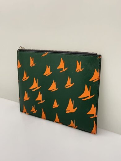 商品画像：クラッチバッグ/レザー/GRN/総柄 2