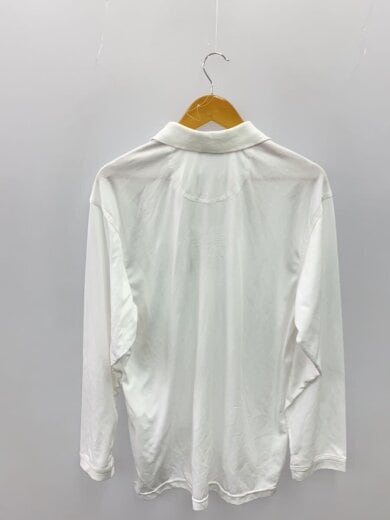 商品画像：ポロシャツ/L/ポリエステル/WHT/USA製 2