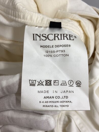 商品画像：ボトム/34/コットン/WHT/無地/I21SS-PT93 6