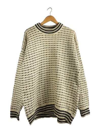 商品画像：ニット・セーター(厚手)/IVO/総柄 1
