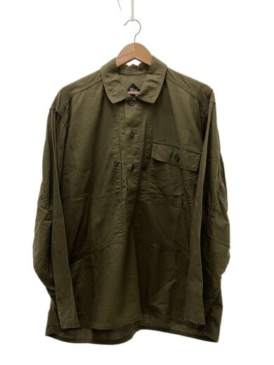 商品画像：長袖シャツ/THE CORONA UTILITY/M/コットン/GRN/無地/日本製 1