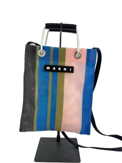 商品画像：マルニマーケット/ブルエッテ/ショルダーバッグ/マルチカラー/ストライプ 1