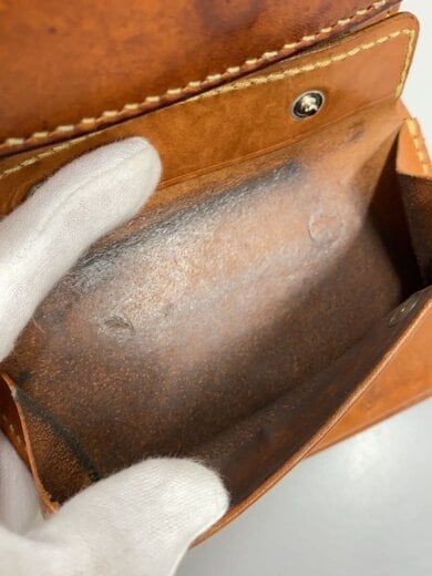 商品画像：2つ折り財布/レザー/BRW/無地/メンズ 5