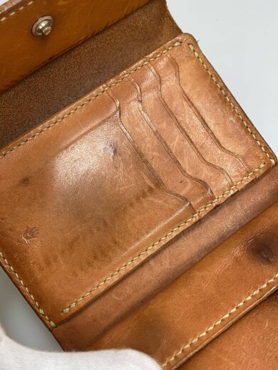 商品画像：2つ折り財布/レザー/BRW/無地/メンズ 7