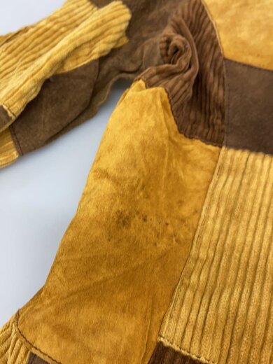 商品画像：コート/S/レザー/パッチワーク/CML 6