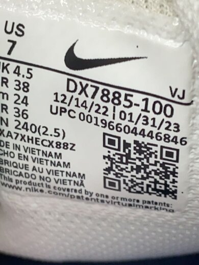 商品画像：ローカットスニーカー_DX7885-100/24cm/WHT 5