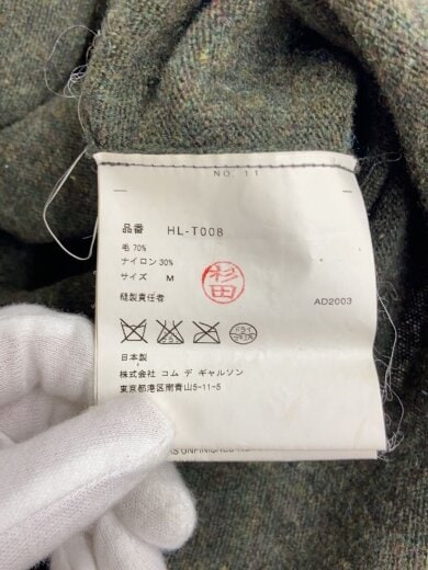 商品画像：ニット・セーター(薄手)/M/ウール/GRN/無地/HL-T008 4