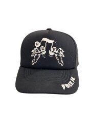 SONG TRUCKER HAT CAP/メッシュキャップ/ポリエステル/BLK/メンズ