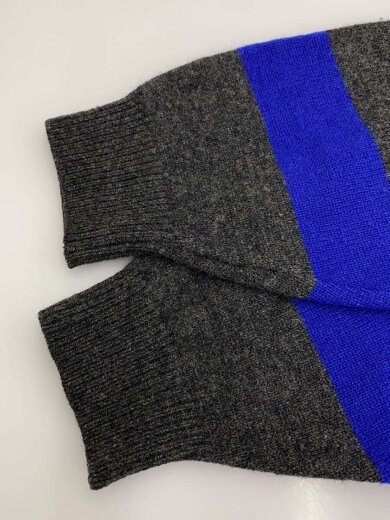 商品画像：ニット・セーター(厚手)/3/ウール/BLU/7912-6301 5