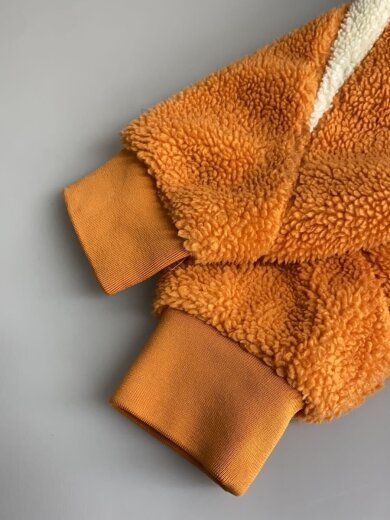 商品画像：フリースジャケット/XXL/ポリエステル/ORN/無地/BQ6546-808 5