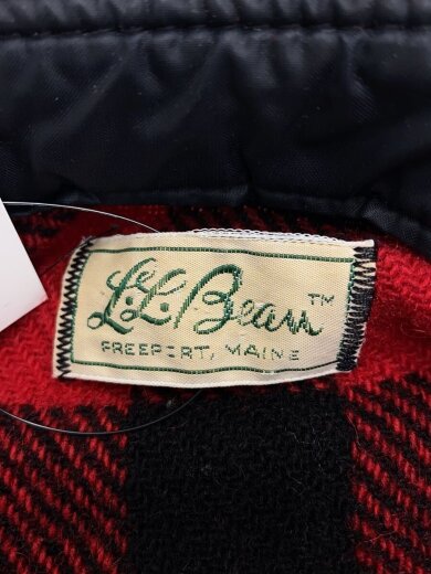 商品画像：70s/ウールシャツ/筆記体タグ/長袖シャツ/RED/チェック 3