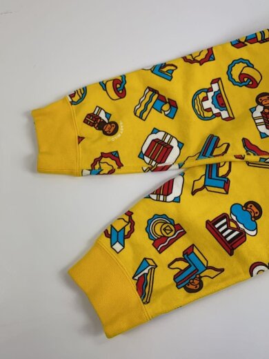 商品画像：BABY MILO/ジップパーカー/M/コットン/YLW/総柄 5