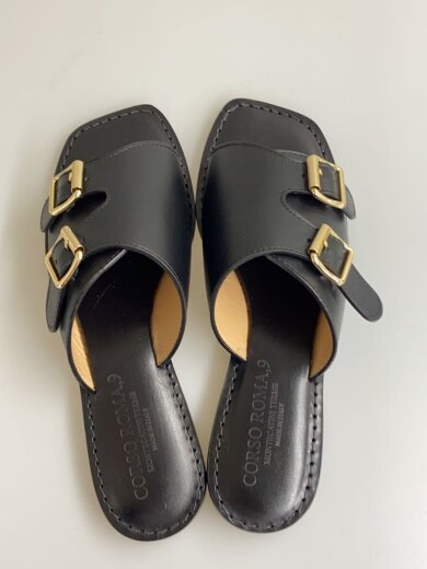 商品画像：サンダル/36/BLK/レザー 3