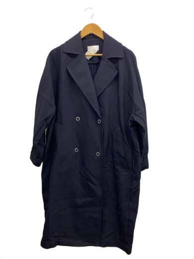 商品画像：コート/38/ウール/NVY/無地/0777RTW109C 1