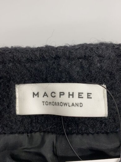 商品画像：ジレベスト/36/ウール/BLK/無地/12-07-34-07204 3