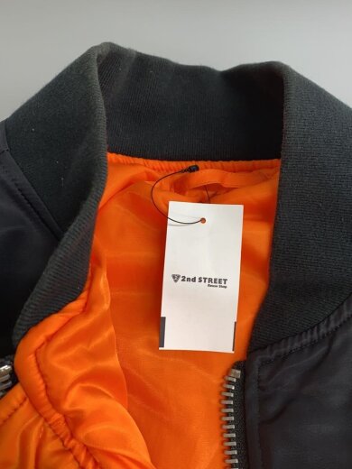 商品画像：MA-1/ジャケット/L/BLK/無地 6