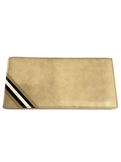 商品画像：長財布/レザー/BEG/無地/レディース/3735033E 1