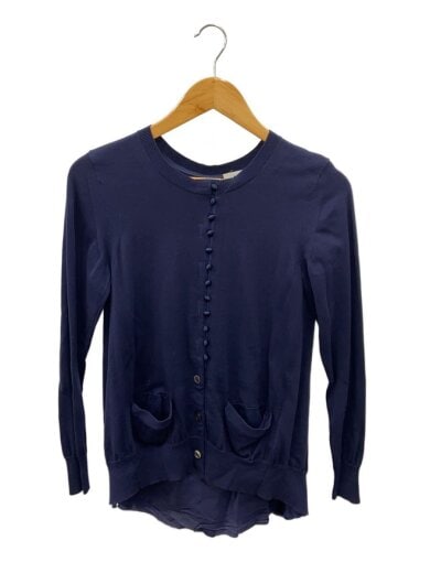 商品画像：カーディガン(薄手)/2/コットン/NVY/無地/17-02982 1