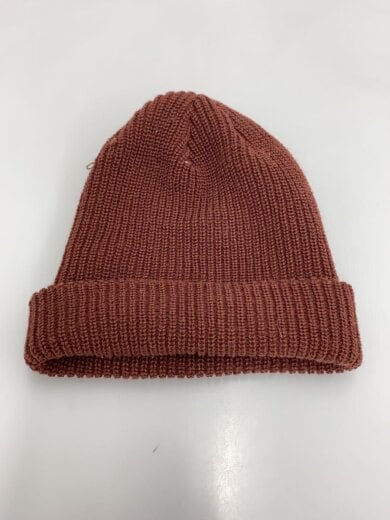 商品画像：ニットキャップ/アクリル/BRW/無地/レディース 2
