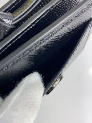 商品画像：2つ折り財布/レザー/BLK/レディース/2F3SMP051S07 7