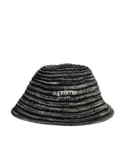 OPEN KNIT CRUSHER/ハット/ポリエステル/GRY/メンズ