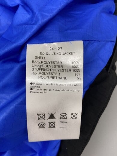 商品画像：DD QUILTING JACKET/ジャケット/2/ポリエステル/BLK/無地/24-127 4