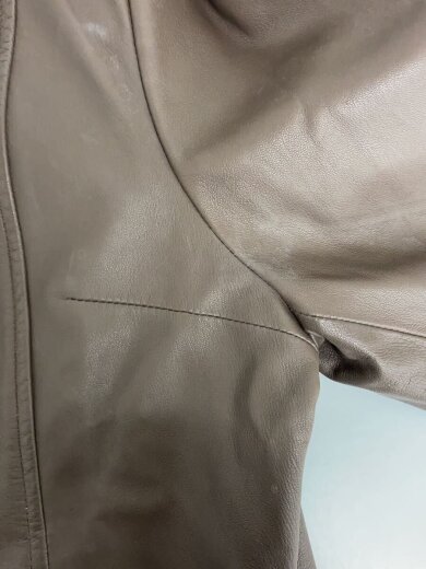 商品画像：henri luc chapuis/レザージャケット・ブルゾン/羊革/BRW/無地/517-23 8