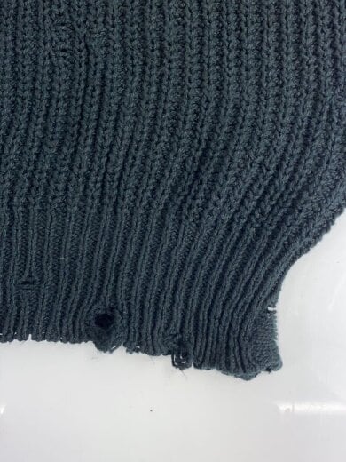 商品画像：ニット・セーター(薄手)/S/コットン/BLK/無地/G12PO042 9