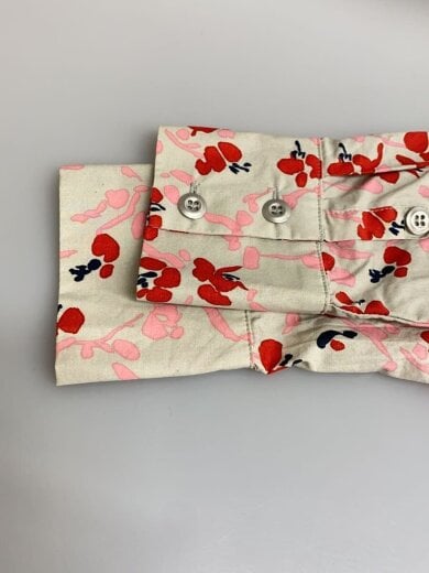 商品画像：長袖ワンピース/36/コットン/GRY/花柄/52174-5-45732// 5