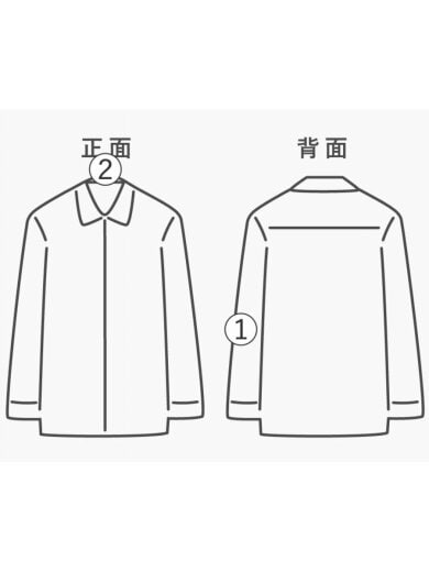 商品画像：22AW/BD Shirt/長袖シャツ/1/コットン/KHK/無地/22AP-02-07H 8