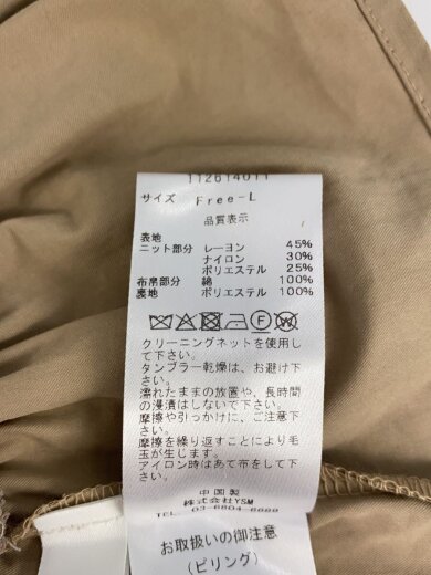 商品画像：26SS/ノースリーブワンピース/FREE/レーヨン/KHK/無地/112614011// 4
